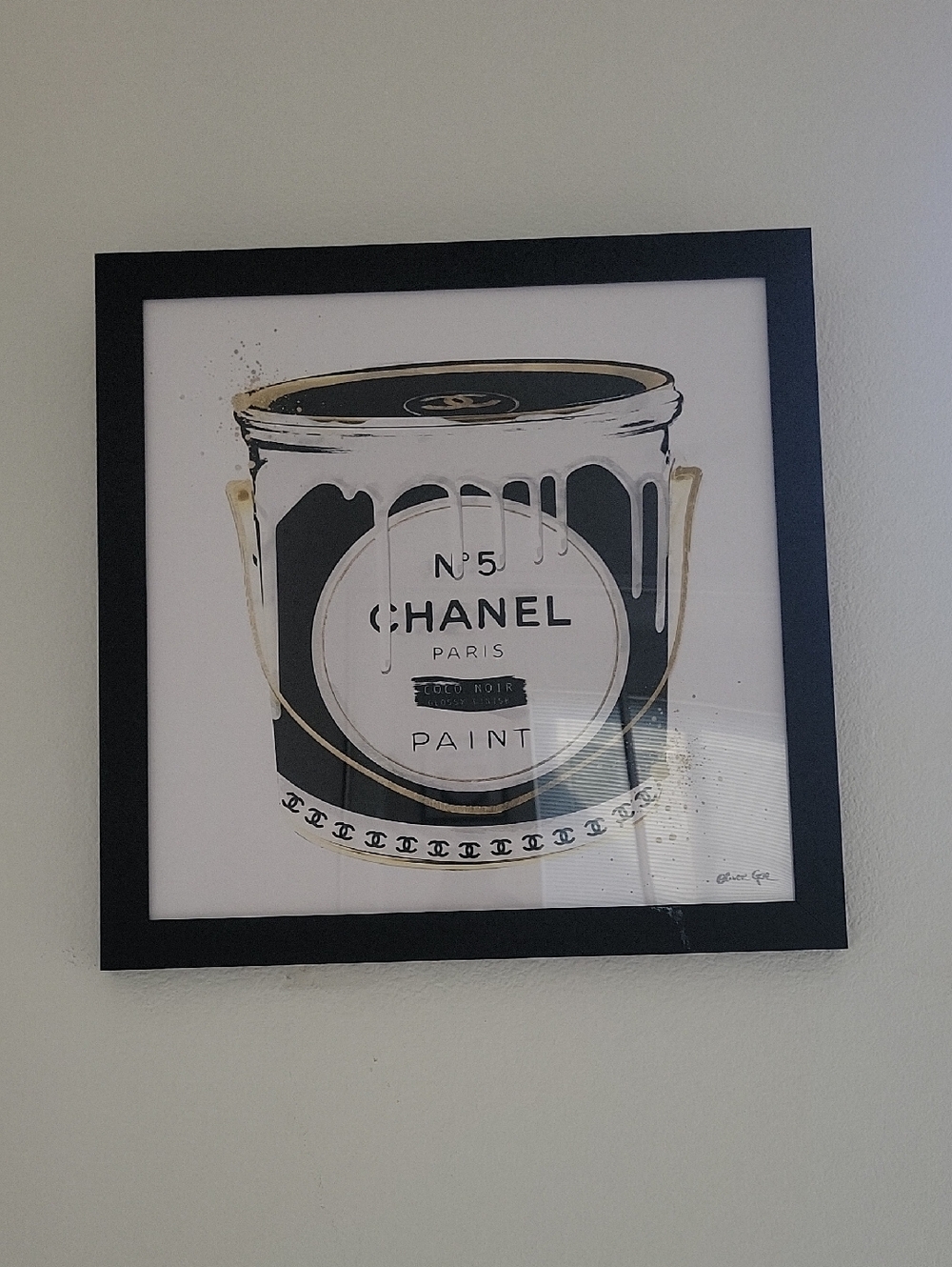 Oliver Gal's CHANEL N°5 Paint Can Print